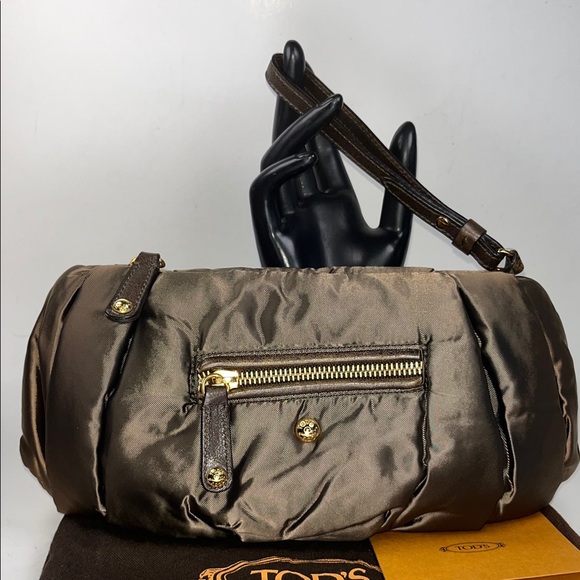 Tod's Handbags - Authentic TOD’S Pashmy Pochette Mini ~ in Bronze